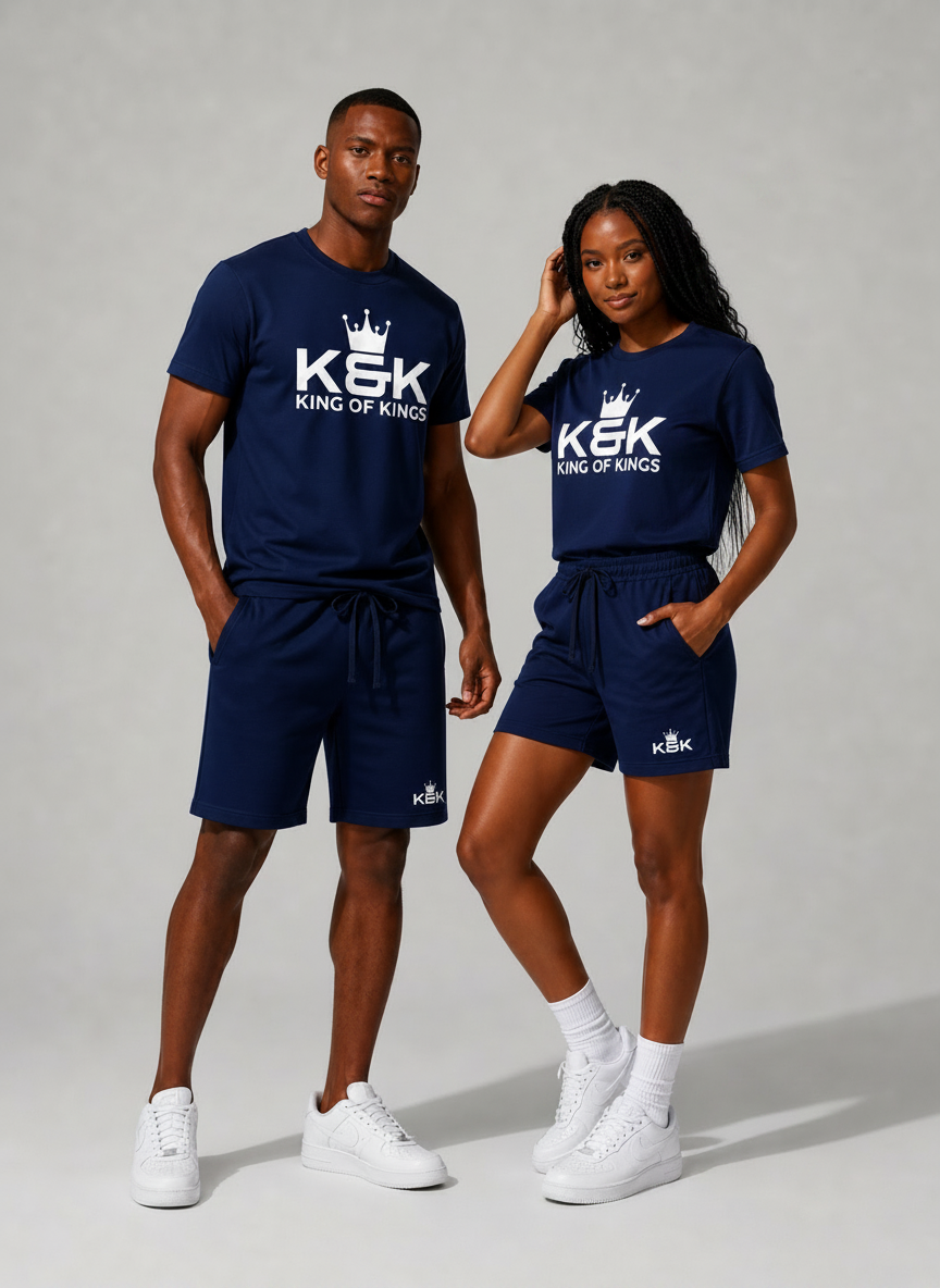 King of Kings Unisex Oversized T-Shirt & Shorts Set