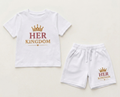 Her Kingdom Kids T-Shirt & Shorts Set