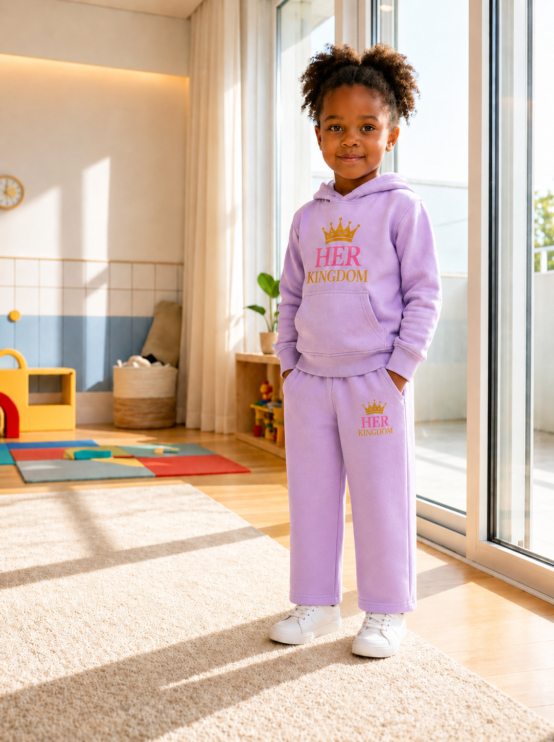 Her Kingdom Kids Hoodie & Trackpants Set