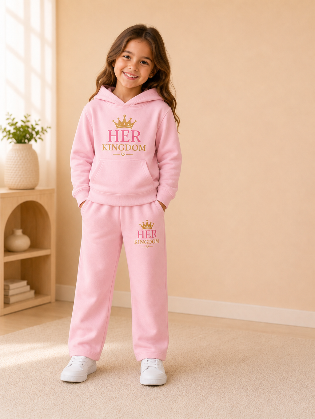 Her Kingdom Kids Hoodie & Trackpants Set