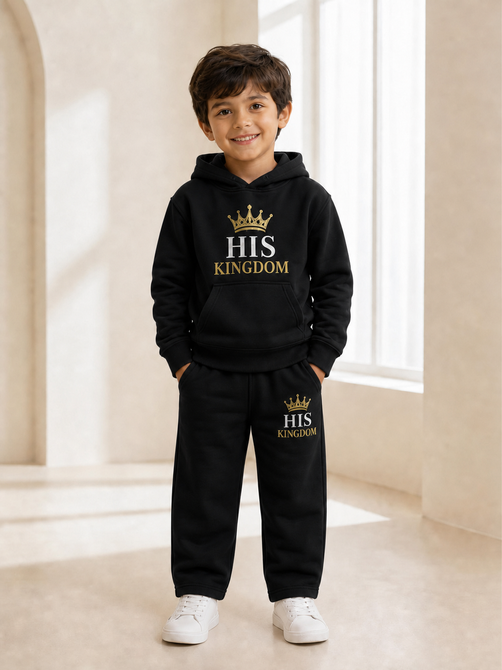 His Kingdom Kids Hoodie & Trackpants Set