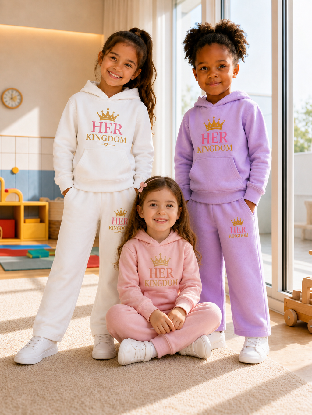 Her Kingdom Kids Hoodie & Trackpants Set
