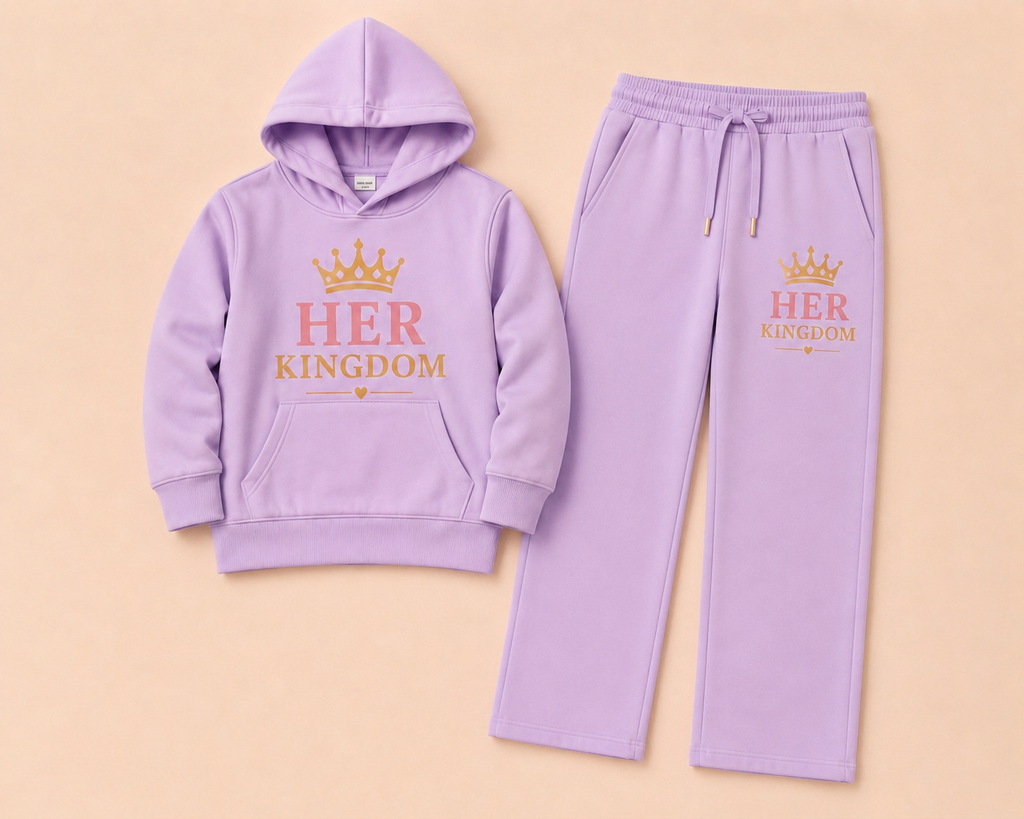 Her Kingdom Kids Hoodie & Trackpants Set