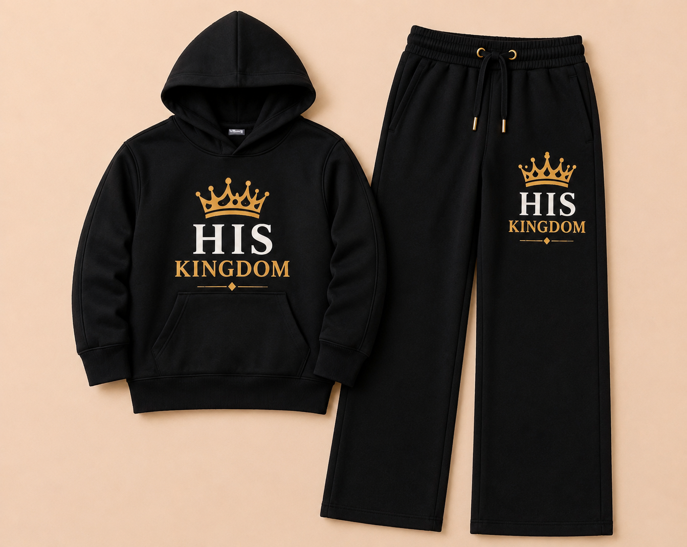 His Kingdom Kids Hoodie & Trackpants Set