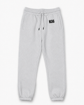 Grey sweatpants with 'N36' logo on a white background