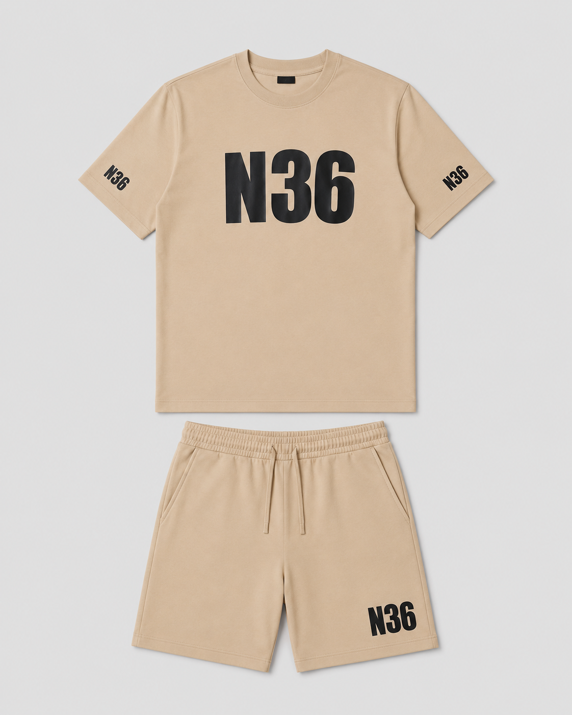 N36 Unity Oversized T-Shirt & Shorts Set