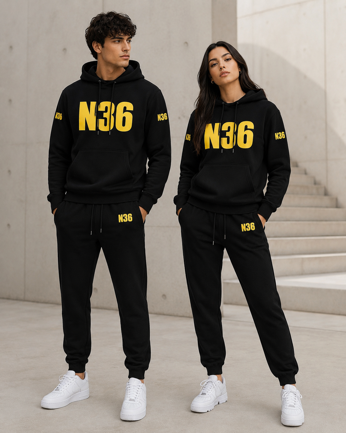 N36 Unity Unisex Hoodie & Trackpants Set | EWA – EWA Clothing