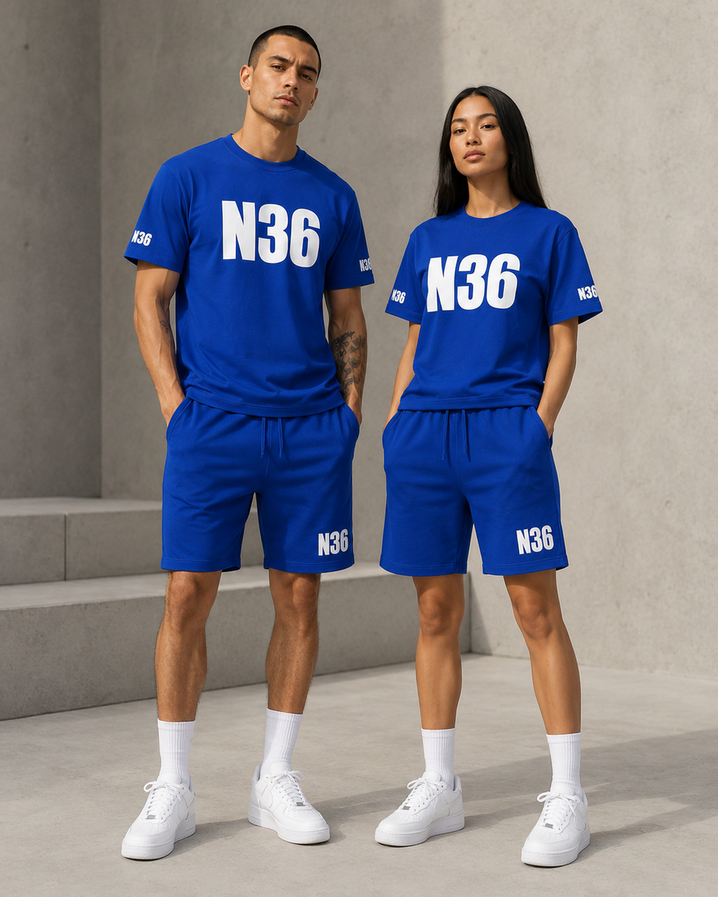 N36 Unity Oversized T-Shirt & Shorts Set