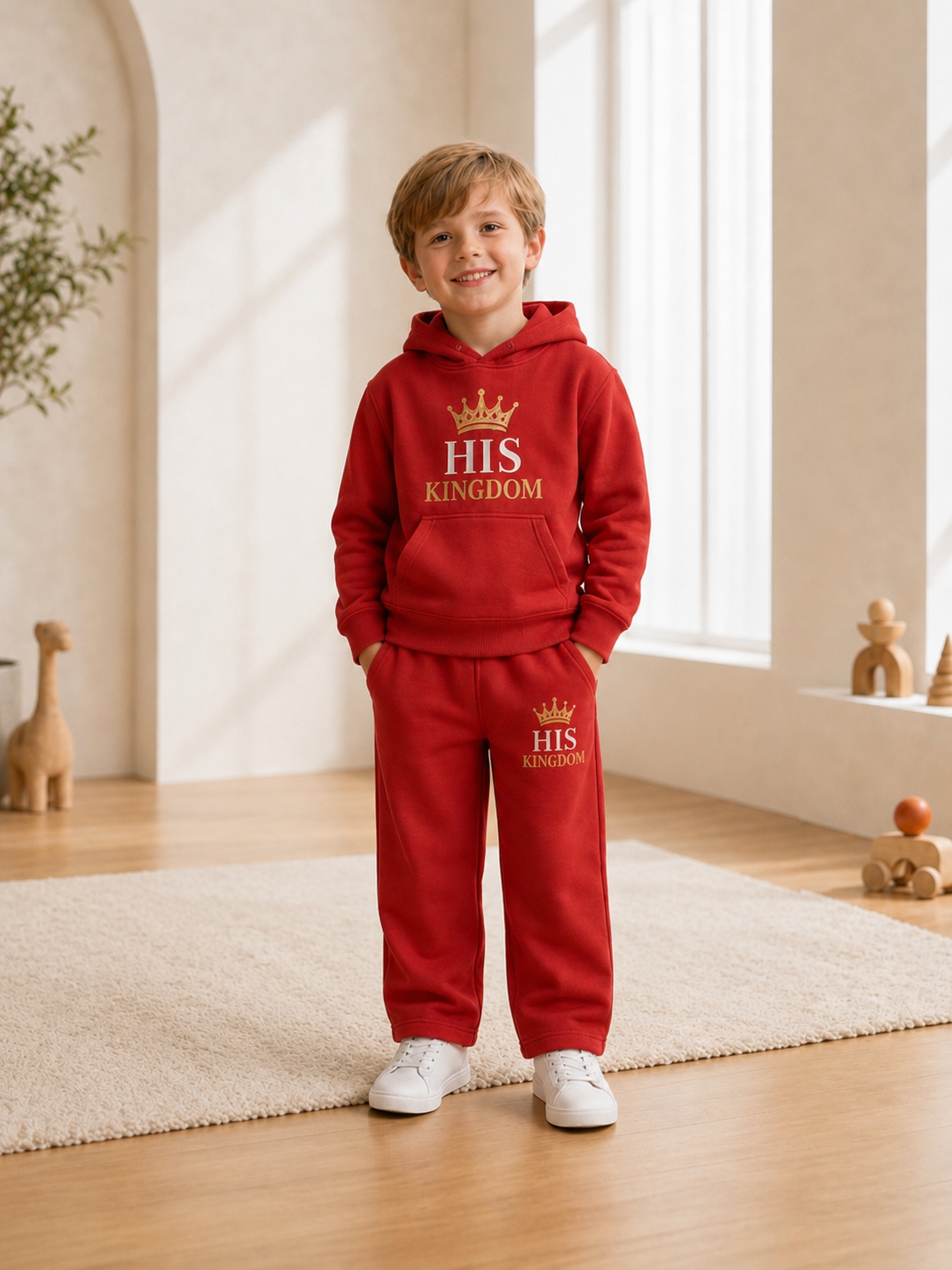 His Kingdom Kids Hoodie & Trackpants Set