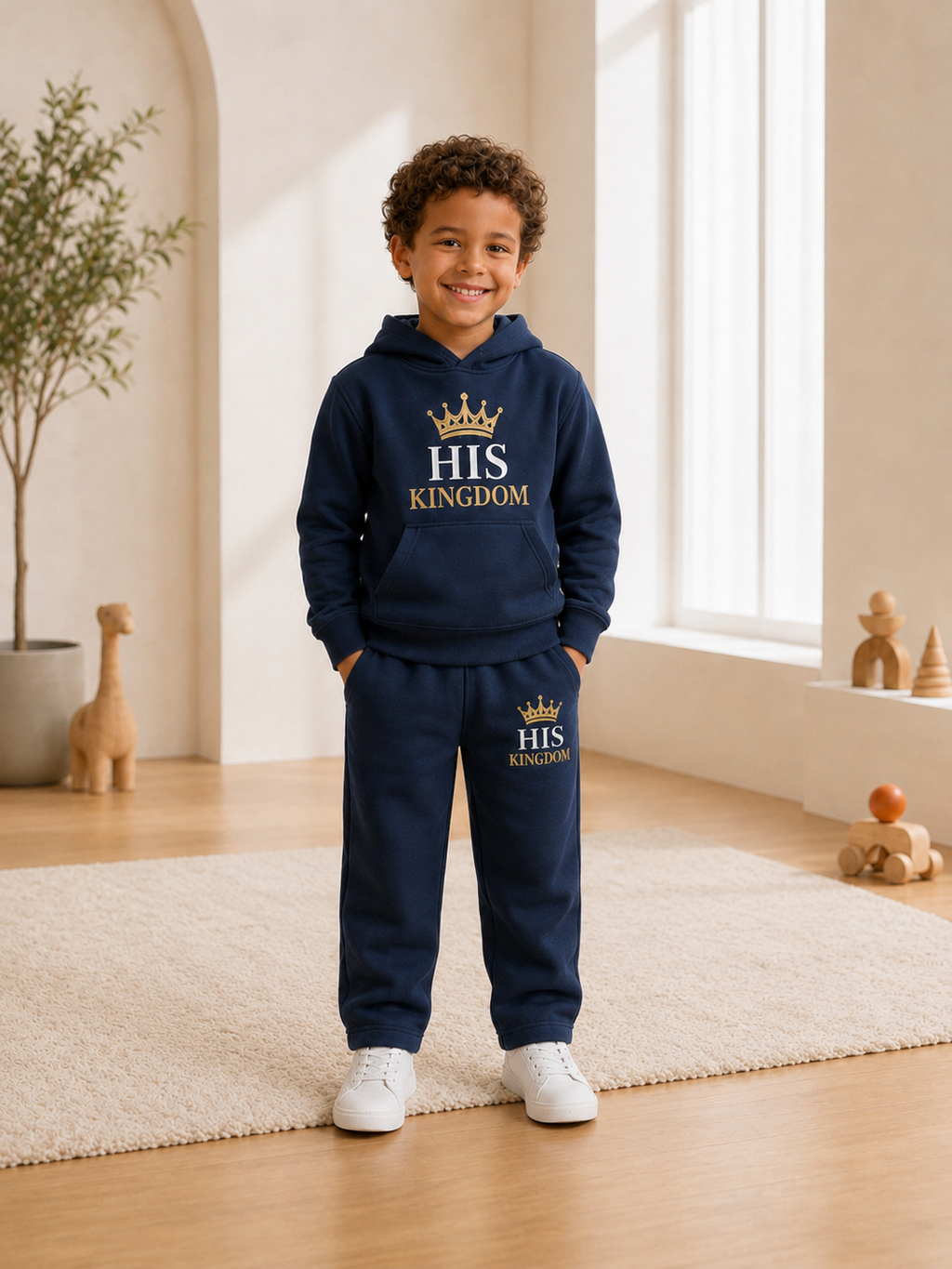 His Kingdom Kids Hoodie & Trackpants Set