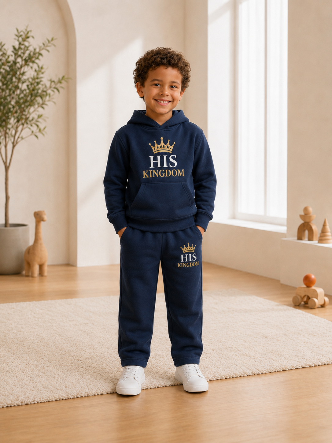 His Kingdom Kids Hoodie & Trackpants Set