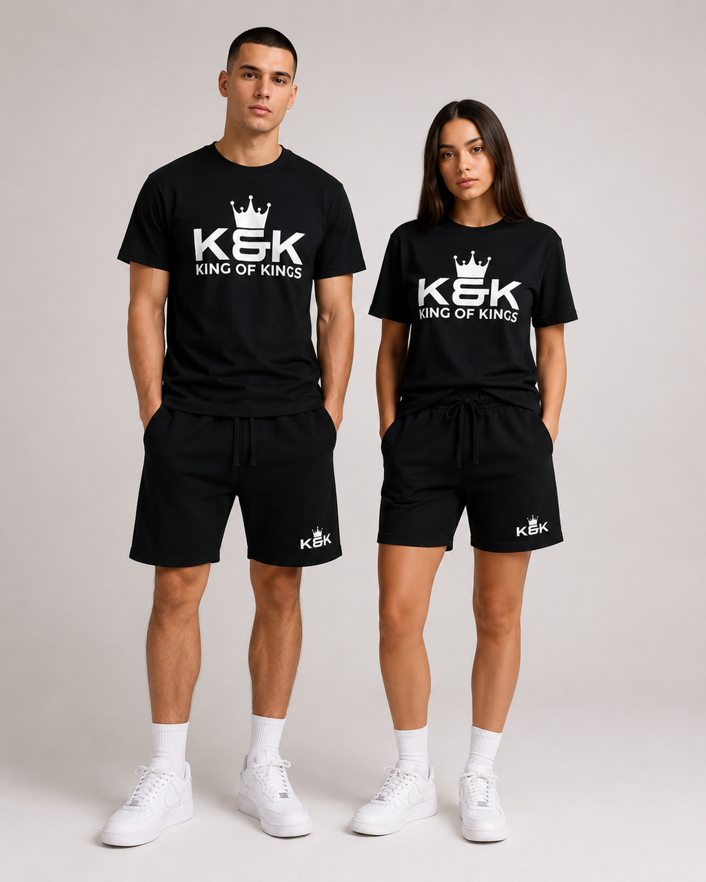 King of Kings Unisex Oversized T-Shirt & Shorts Set