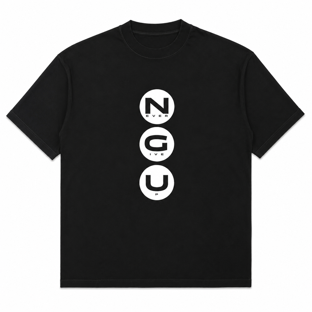 Never Give Up Oversized T-Shirt