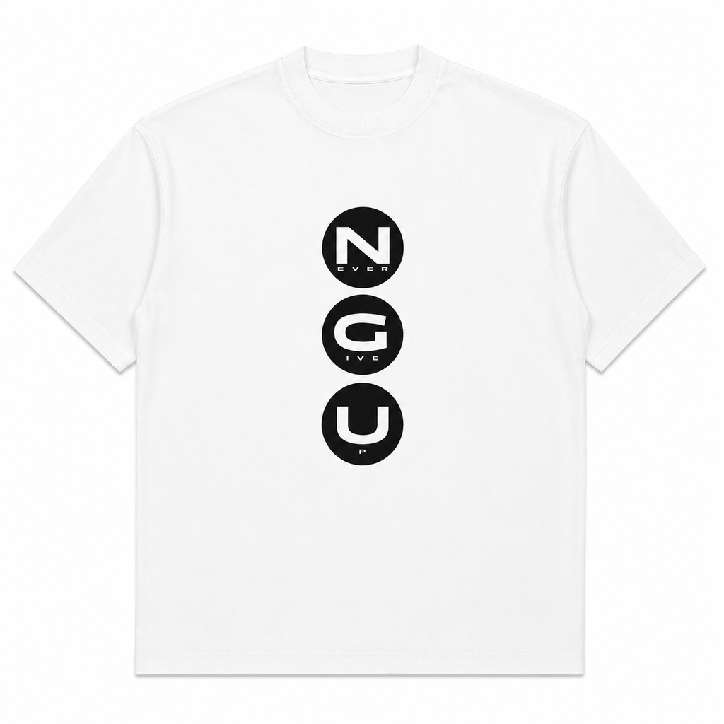 Never Give Up Oversized T-Shirt