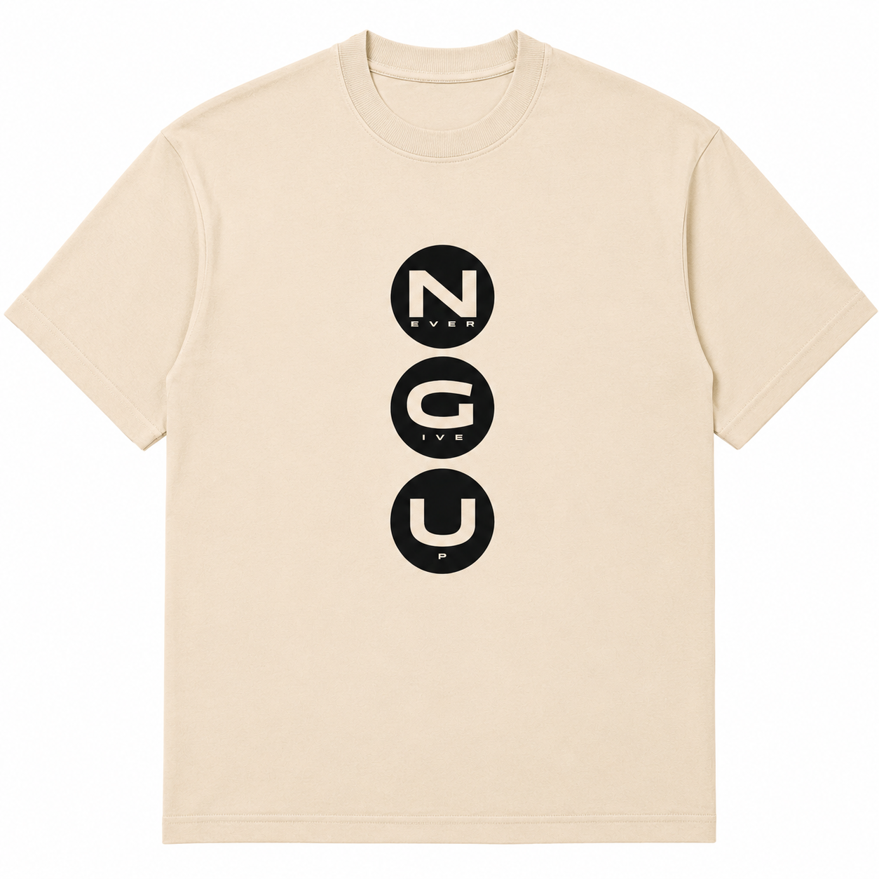 Never Give Up Oversized T-Shirt