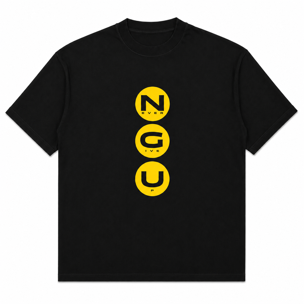 Never Give Up Oversized T-Shirt