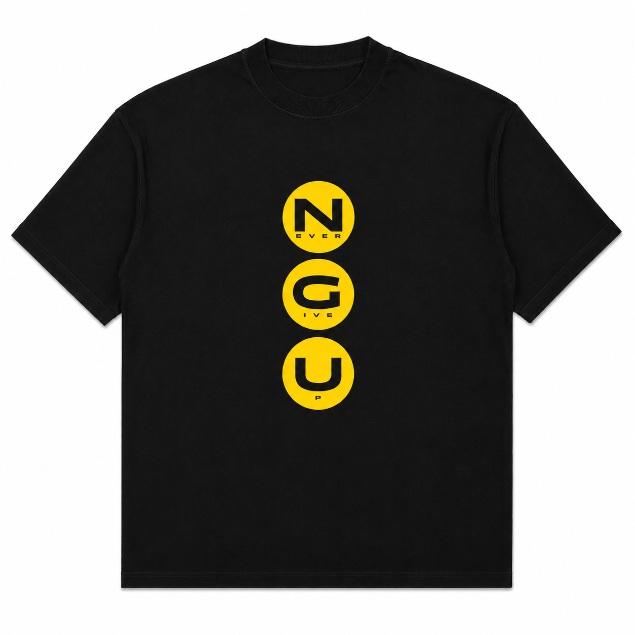Never Give Up Oversized T-Shirt