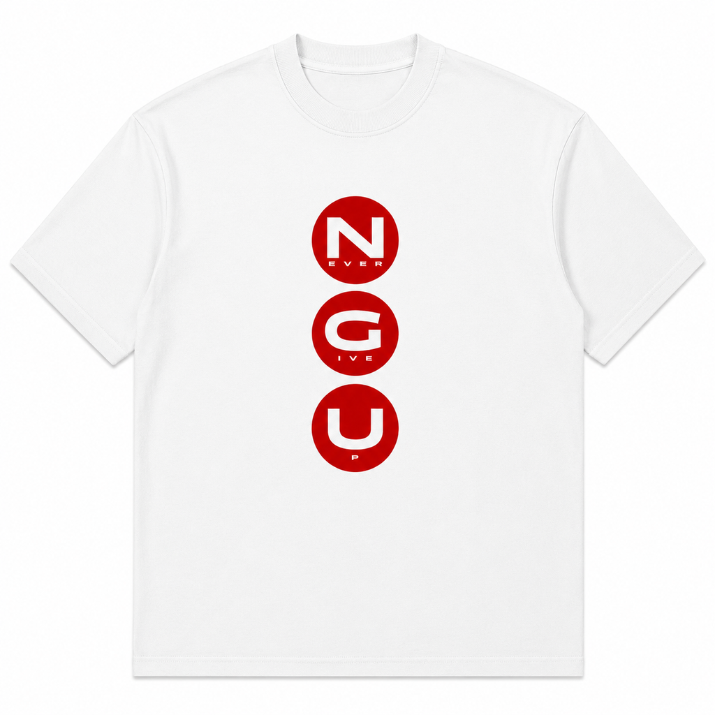 Never Give Up Oversized T-Shirt