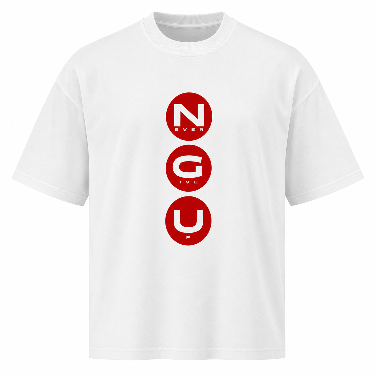 Never Give Up Oversized T-Shirt