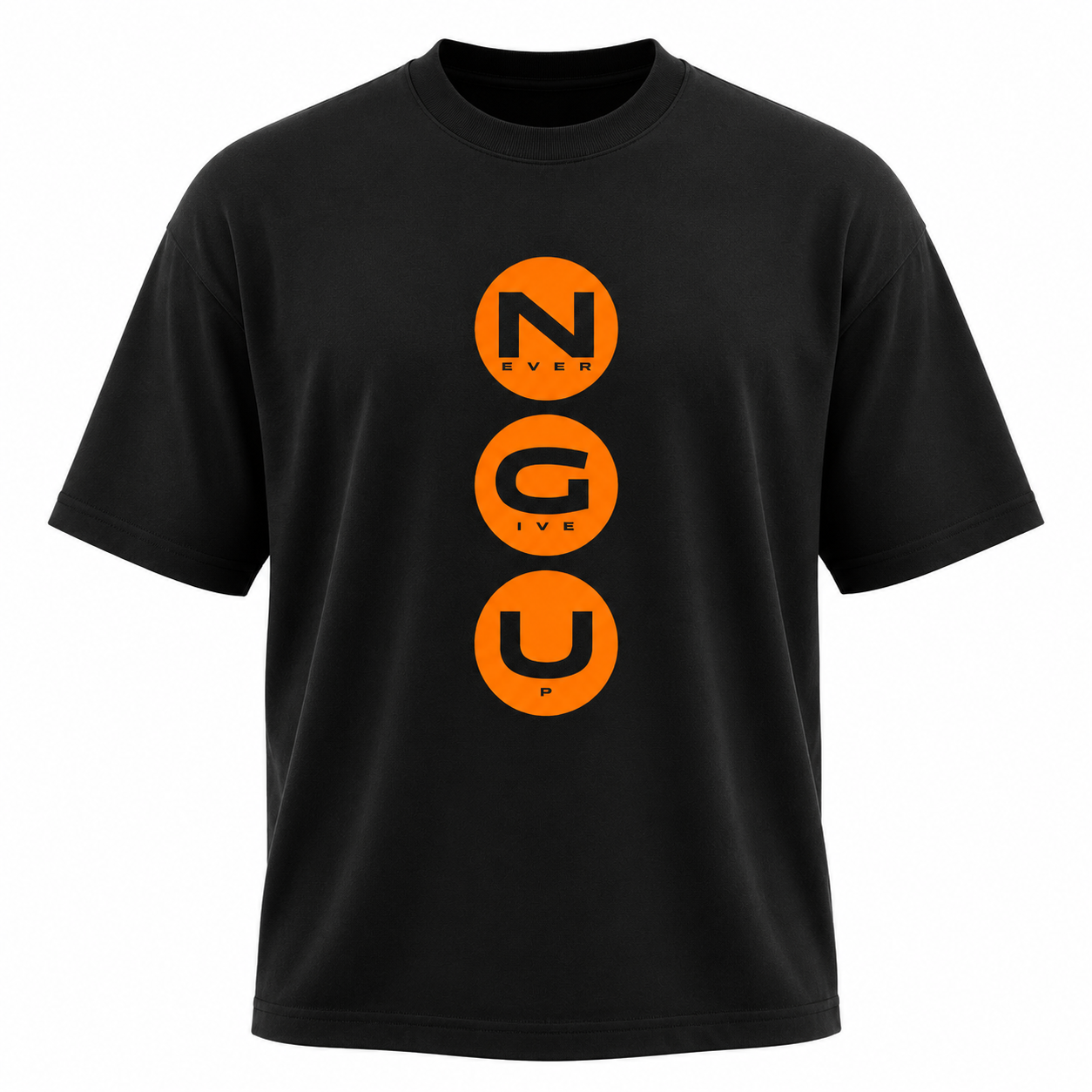 Never Give Up Oversized T-Shirt