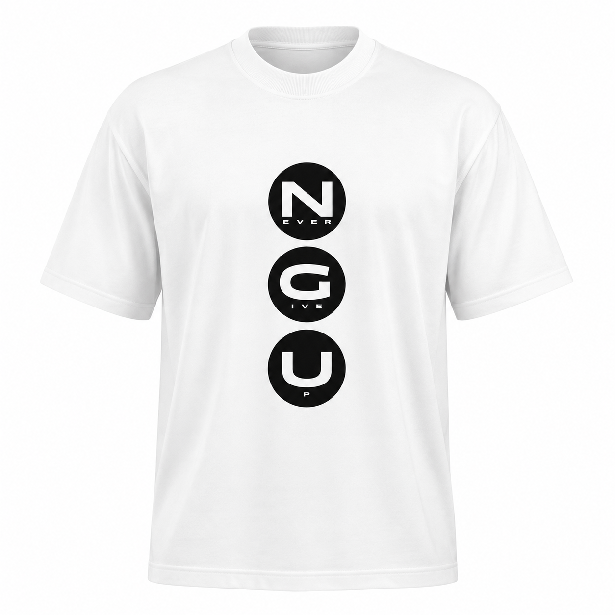 Never Give Up Oversized T-Shirt