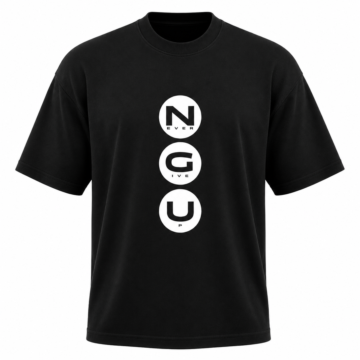 Never Give Up Oversized T-Shirt
