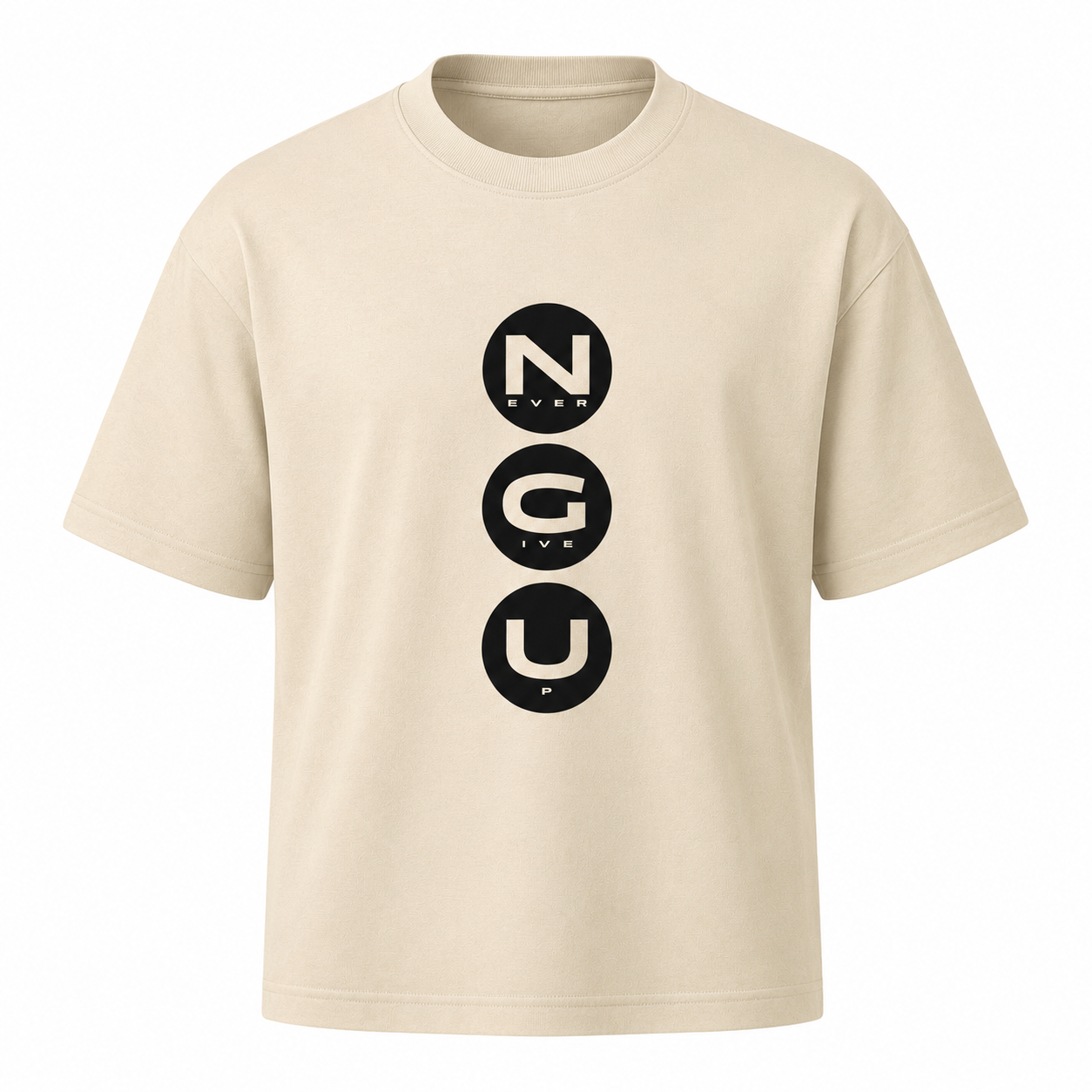 Never Give Up Oversized T-Shirt