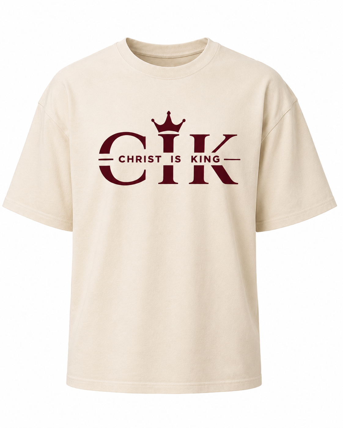 Christ Is King Oversized T-Shirt