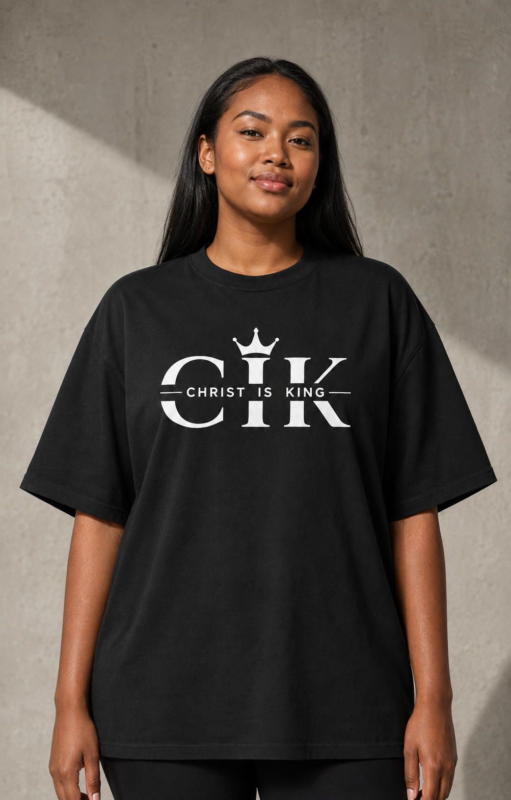 Christ Is King Oversized T-Shirt