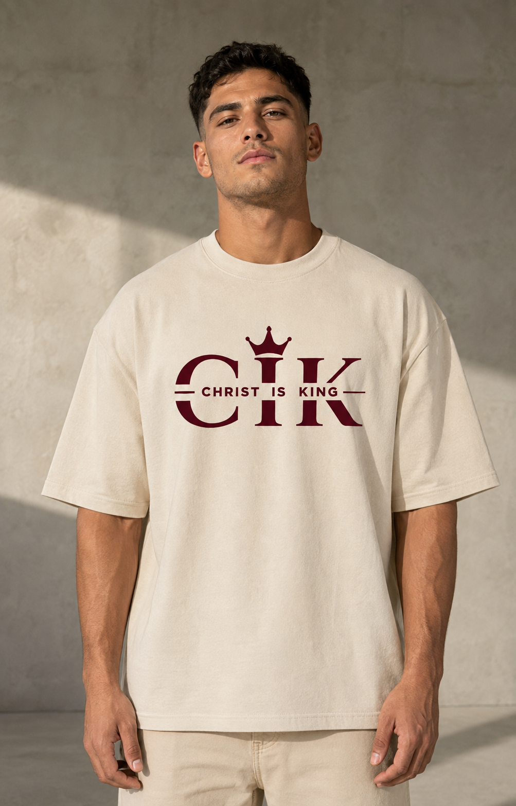 Christ Is King Oversized T-Shirt