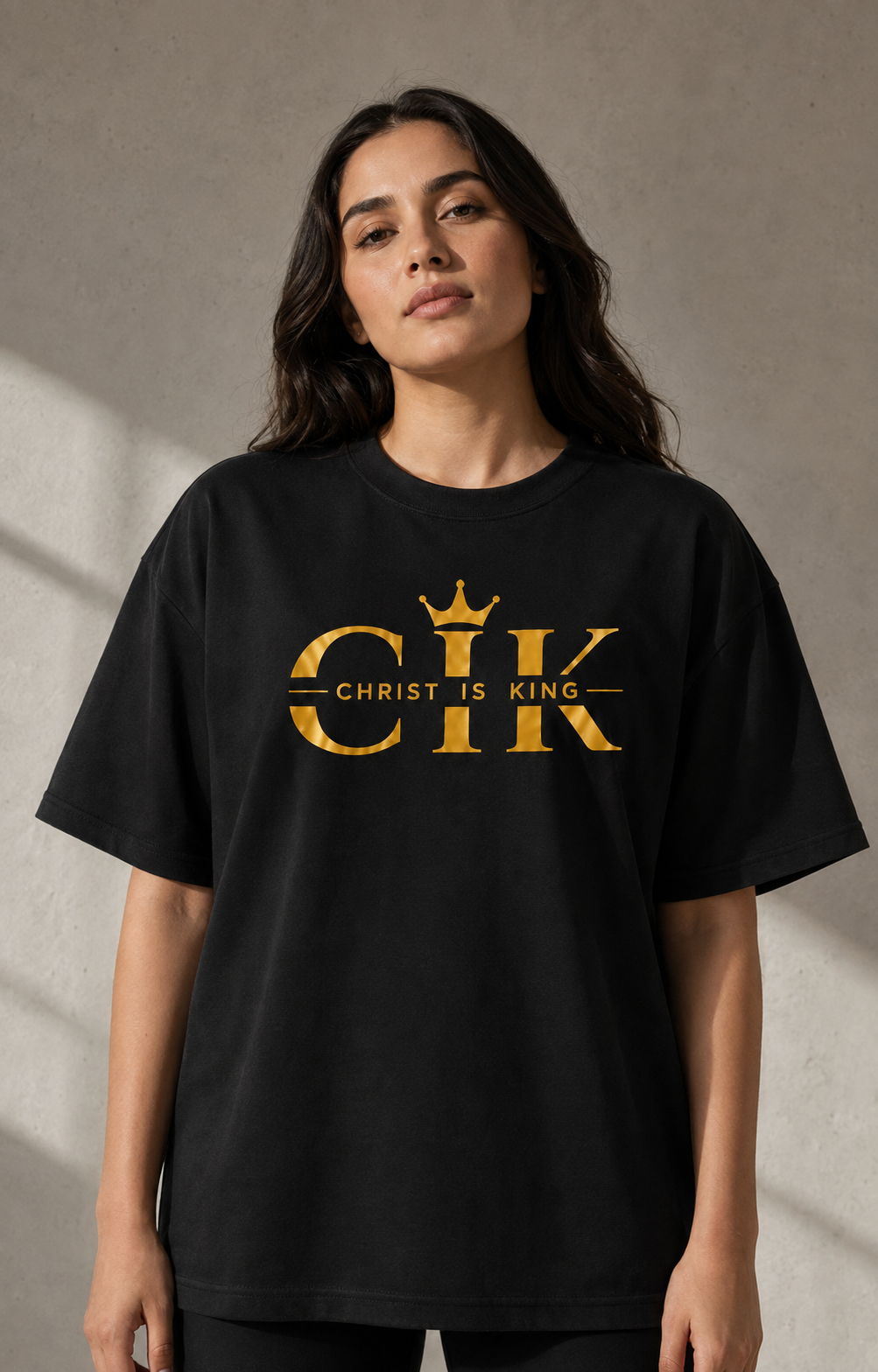 Christ Is King Oversized T-Shirt