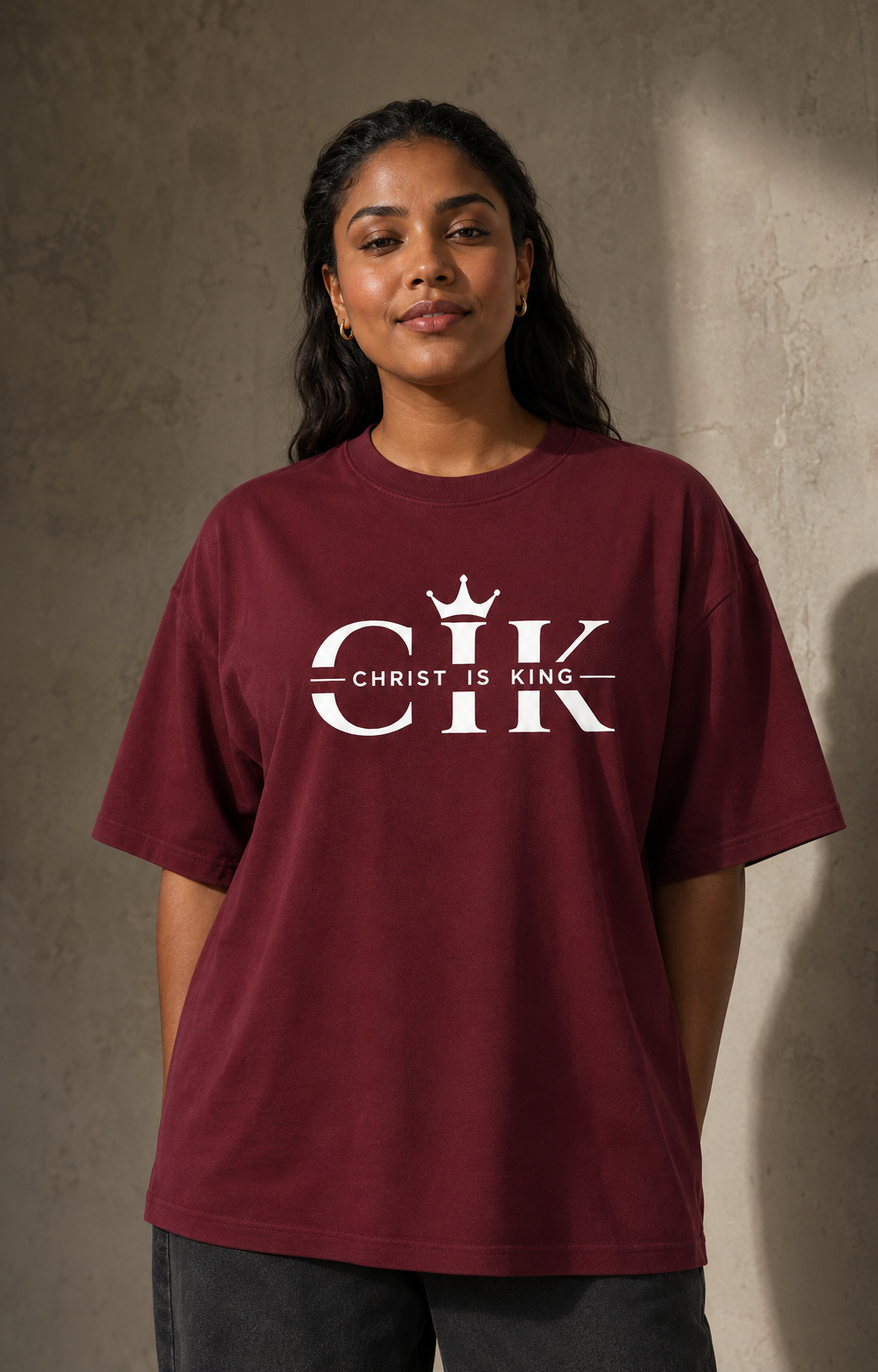 Christ Is King Oversized T-Shirt