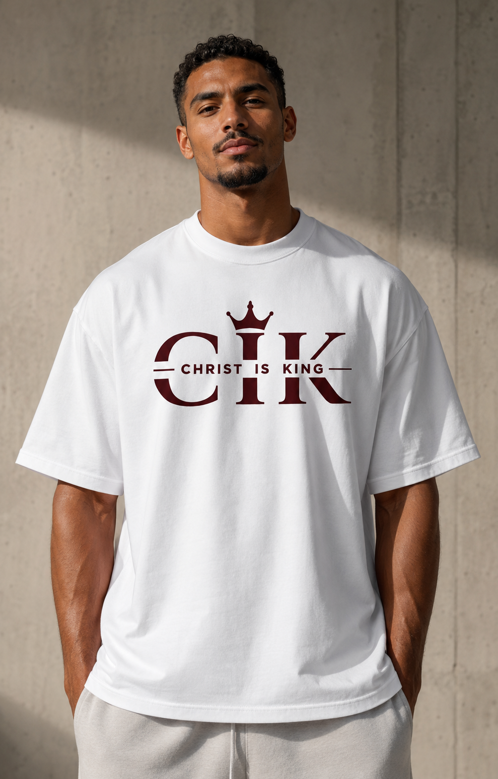 Christ Is King Oversized T-Shirt