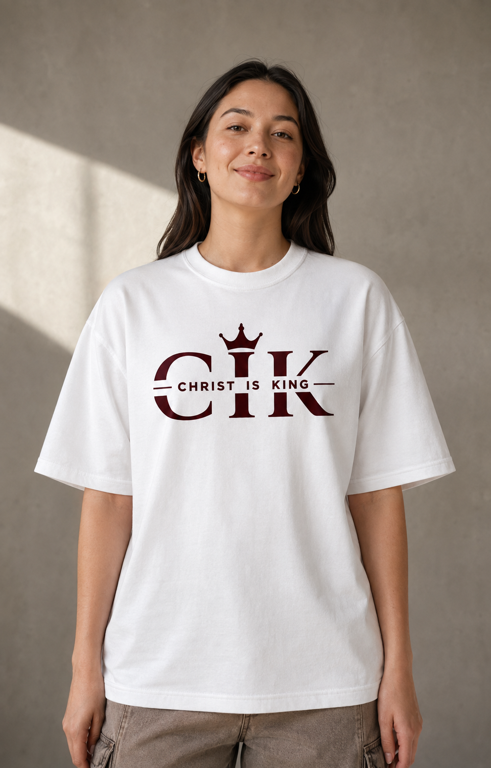 Christ Is King Oversized T-Shirt