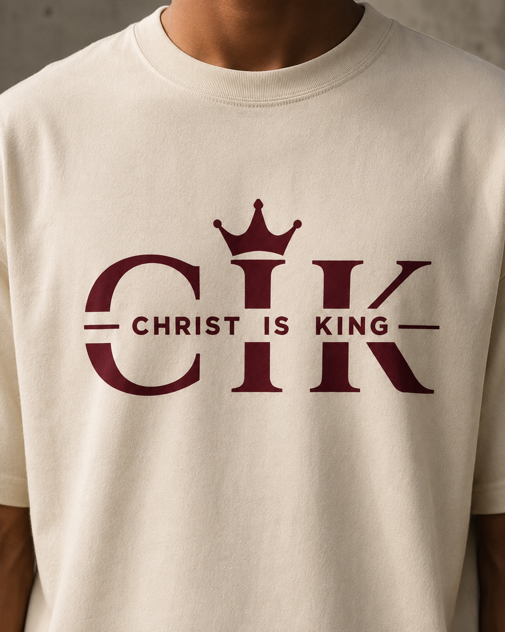 Christ Is King Oversized T-Shirt