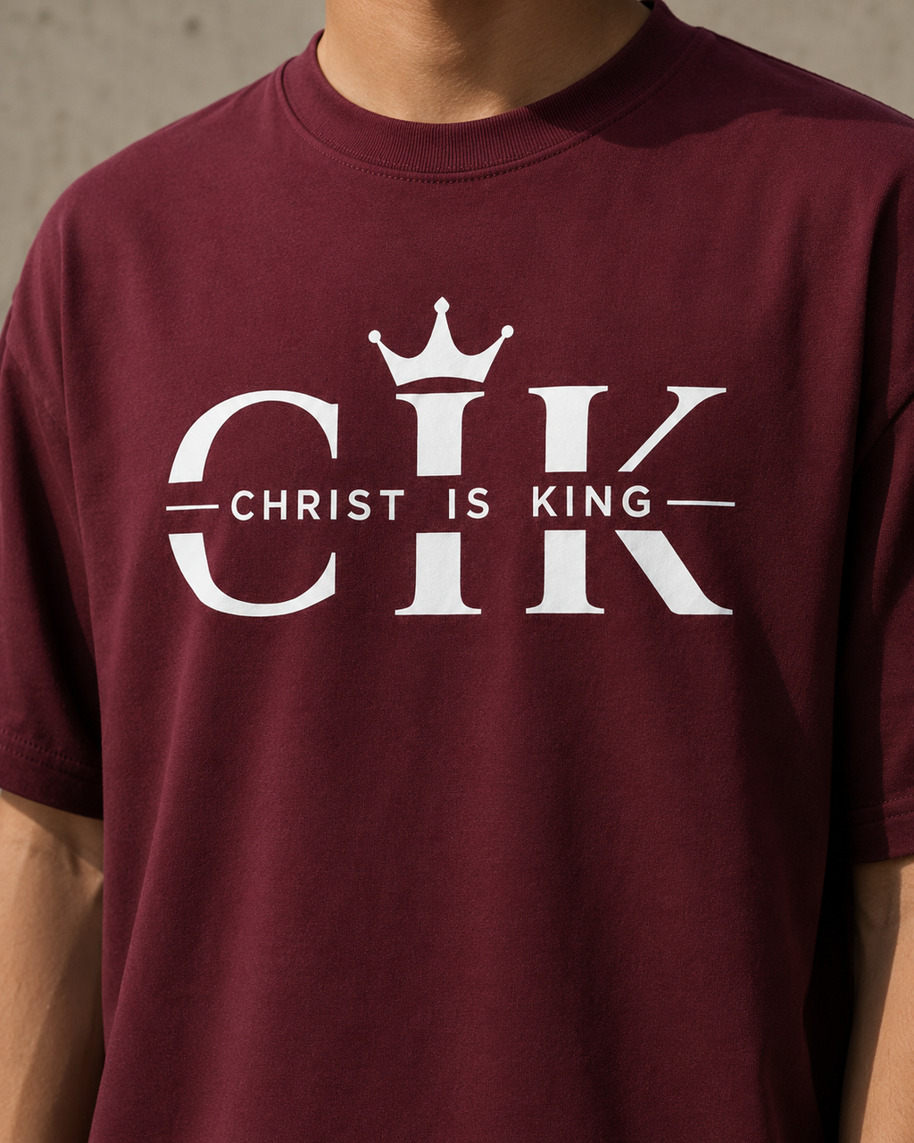 Christ Is King Oversized T-Shirt