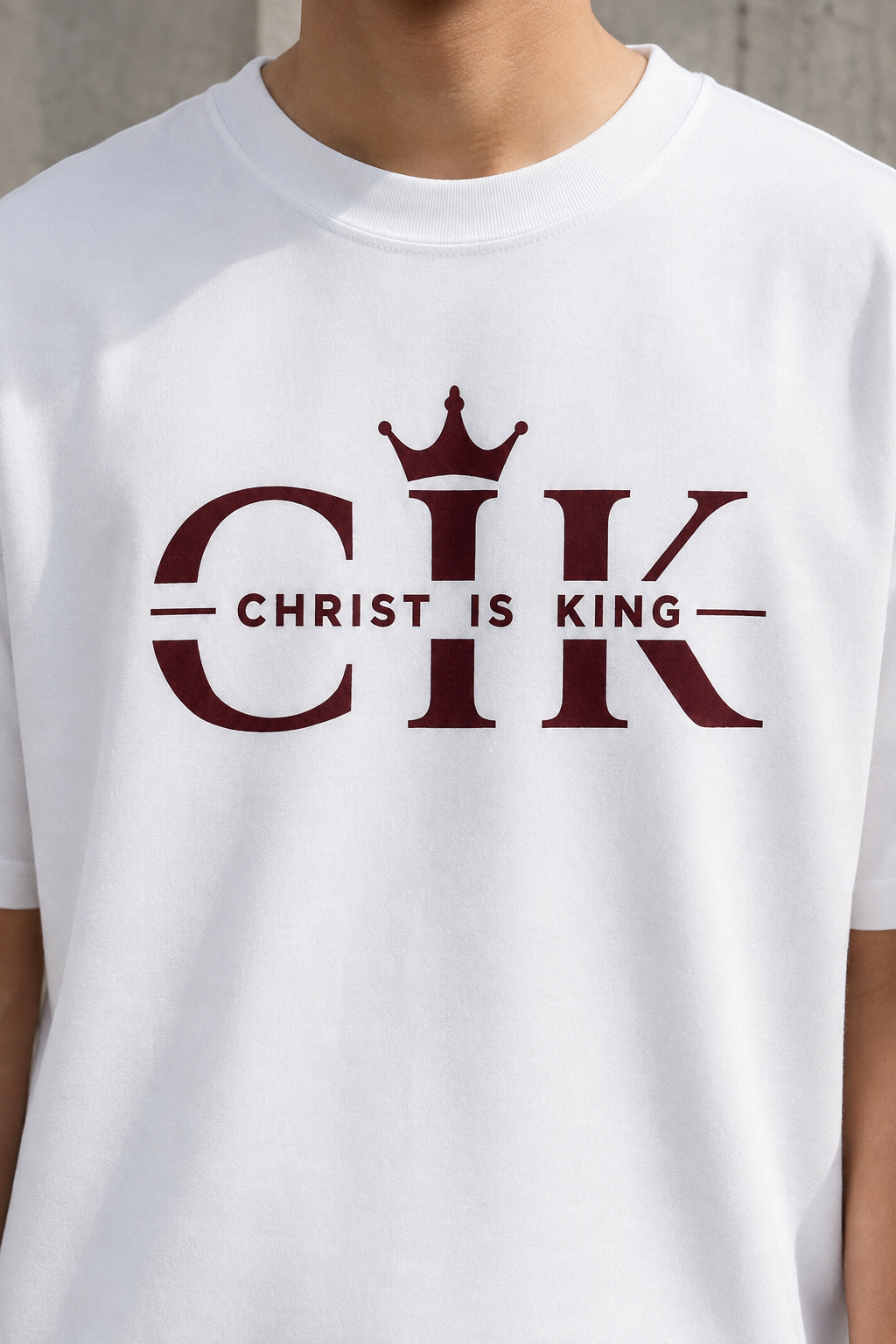 Christ Is King Oversized T-Shirt