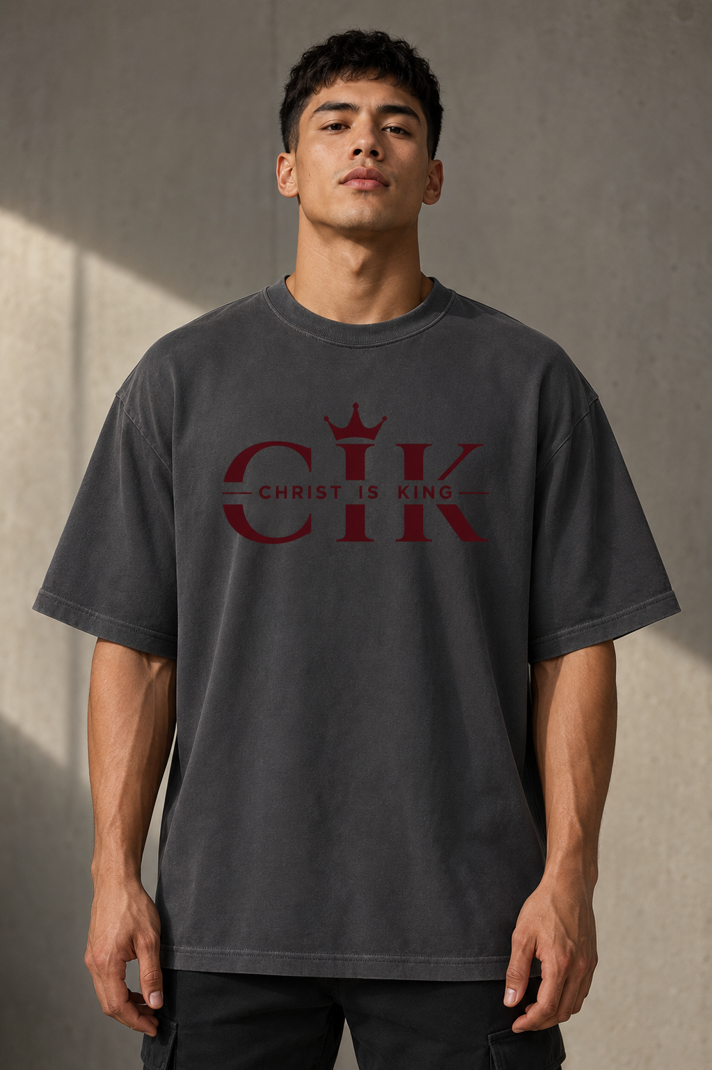 Christ Is King Oversized T-Shirt