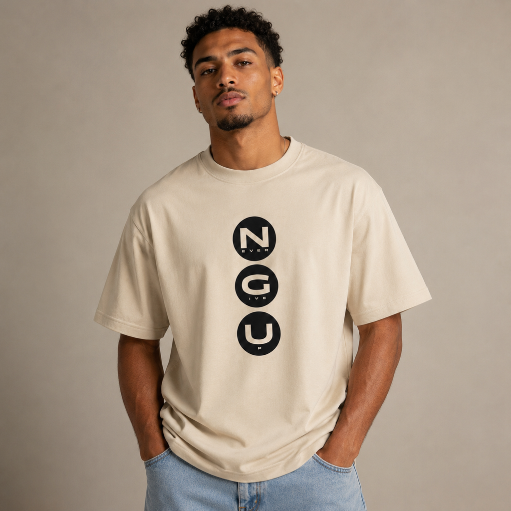 Never Give Up Oversized T-Shirt